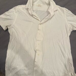 Suit Supply Men's Button Down White Shirt